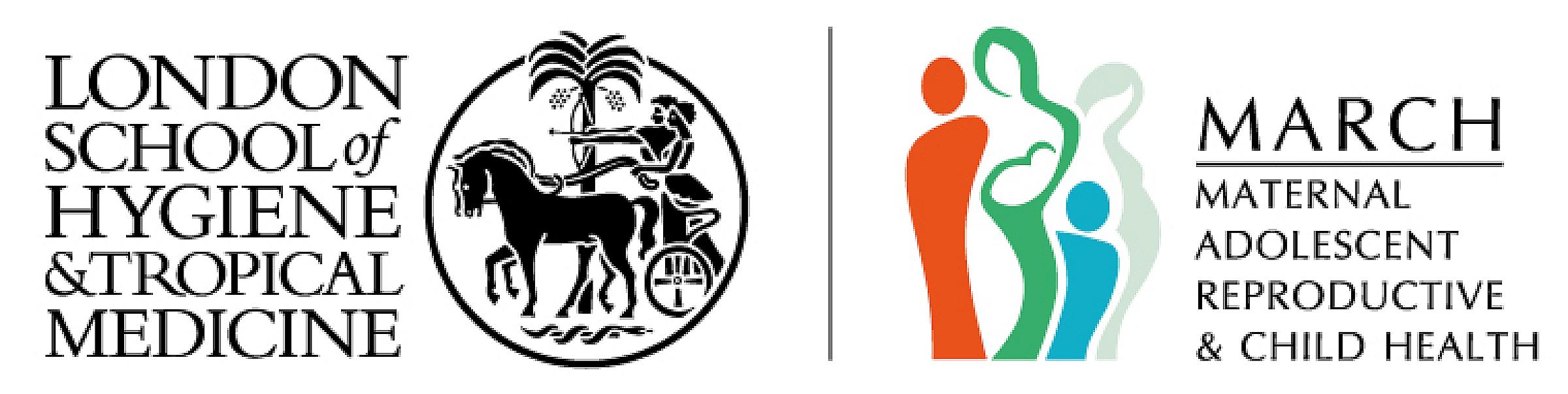 London School of Hygiene & Tropical Medicine and Maternal Adolescent Reproductive & Child Health logos